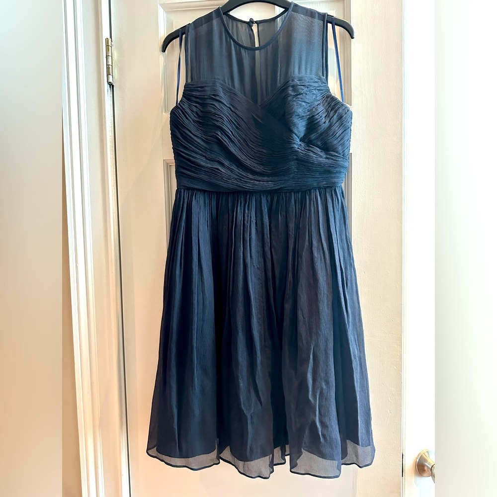 J Crew Bridesmaid Dress - Navy